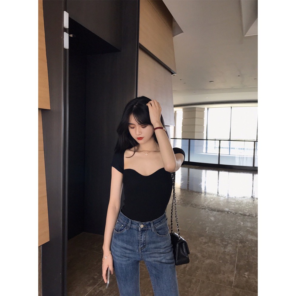 🐼Maze💗พร้อมส่ง🍒เสื้อไหมพรมแขนกุดเปิดไหล่หน้าเซ็กซี่🌈(70009) - รูปที่ 4