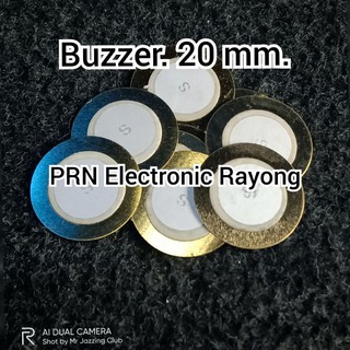 Piezo wier Buzzer บัซเซอร์ ลำโพง. 20 mm. 2 ชิ้น