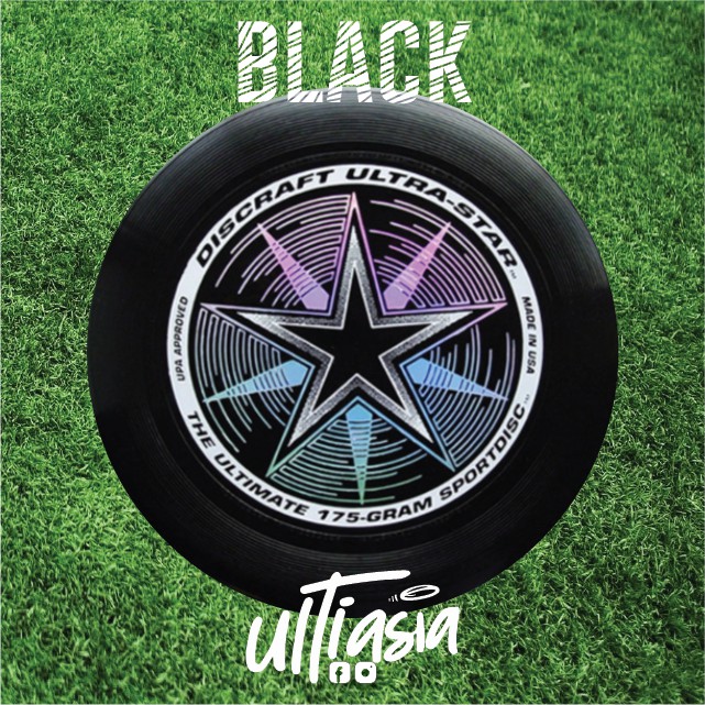Discraft UltraStar 175g Black Ultimate Frisbee USA