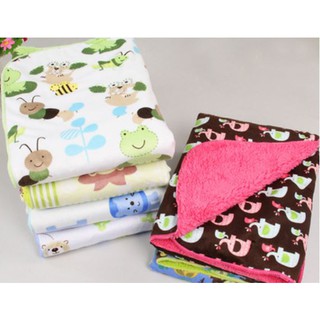 ผ้าห่มขนแกะ กันไรฝุ่น ขนาด 30”x 40” เหมาะสำหรับทารกแรกเกิด-3 ปี