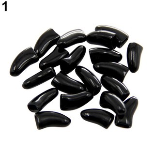 20Pcs ซิลิโคนนุ่มสัตว์เลี้ยงสุนัขแมวแมว Kitt Paw Claw ควบคุม Sheath Nail Caps ครอบคลุม