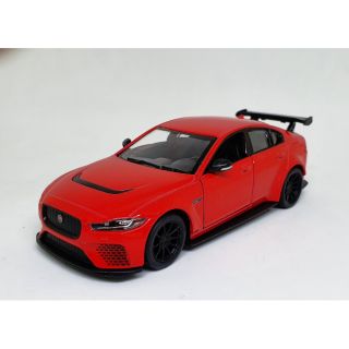 โมเดลรถเหล็ก Jaguar XE 1:38 สีแดง