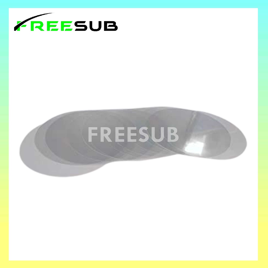 ตรากระดุม Mylar Film 58mm (100ชิ้น/pkt) ️ ป้ายกระดุมฟิล์มพลาสติก ️