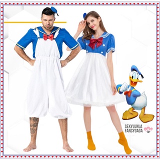 พร้อมส่งที่ไทย ชุดโดนัลดั๊ก donald duck ชุดเป็ด ใส่ได้ทั้งชายและหญิง cp137/cp137.1