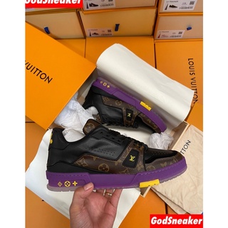 [ พร้อมส่ง ] LV Trainer Violet Black 40 - 46 [ ORI ]