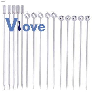 Stainless Steel Cocktail Picks Martini Set (Pack of 15)