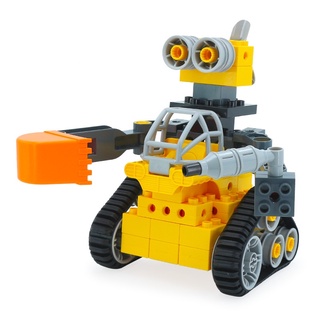 เข้ากันได้กับเลโก้ Duplo Crawler Robot โมเดลอนุภาคขนาดใหญ่อาคารบล็อกการศึกษาสําหรับเด็กประกบของเล่นของขวัญวันเกิด