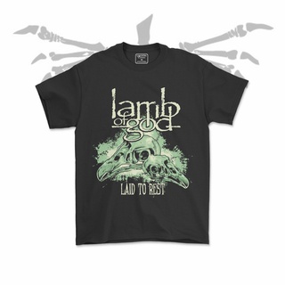 คอลูกเรือเสื้อยืดคอกลมสายนาฬิกาข้อมือ ลาย Lamb Of God สําหรับผู้ชาย และผู้หญิง V1ผ้าฝ้ายแท้