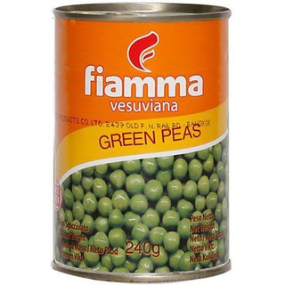 Fiamma Vesuviana Green Peas 400g  ฟีมม่าวีสุเวียน่าถั่วลันเตา 400 กรัม