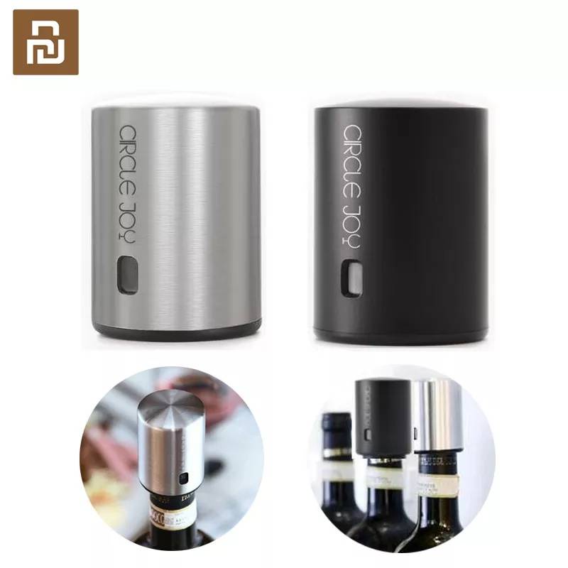 Circle Joy Wine Stopper จุกไวน์สแตนเลส จุกปิดไวน์สูญญากาศ ที่เปิดขวด จุกปิดไวน์ ฝาปิดขวด