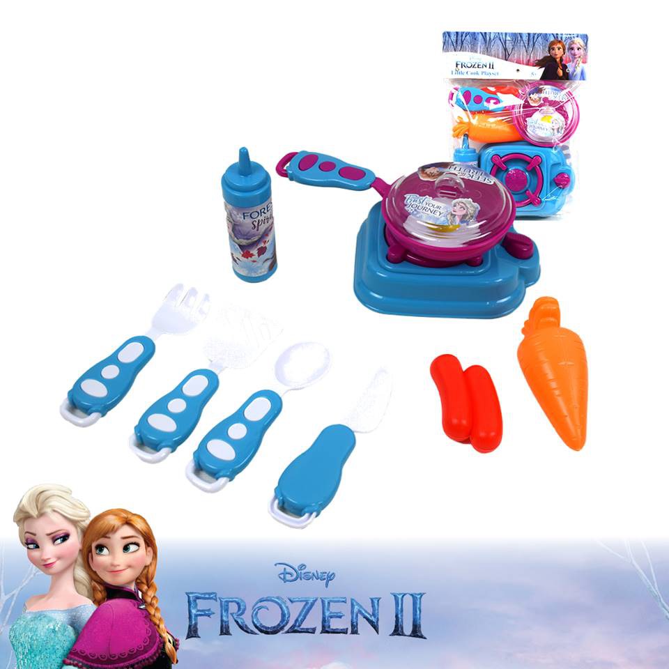 THETOY ของเล่นเด็ก Disney Frozen ชุดอุปกรณ์เครื่องครัว-โฟรเซ่น ขนาด ก.4.3 * ย.18 * ส.25 ซม. ลายลิขสิ