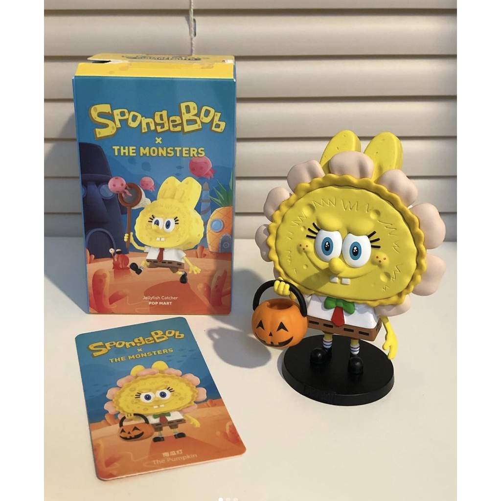 Labubu SpongeBob x The Monsters Blind Box Pop Mart The Pumpkin กล่องสุ่ม Zimomo