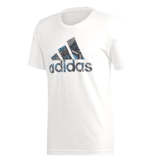 ADIDAS เสื้อยืดพิมพ์ลาย MUST HAVES BADGE OF SPORT แท้ สี WHITE