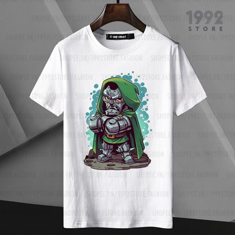 เสื้อยืดแขนสั้น Marvel Heroes Chibi DR DOOM