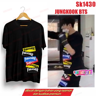 !! เสื้อยืด พิมพ์ลายศิลปินเกาหลี TRASER SUPRIM SK1430 UNISEX