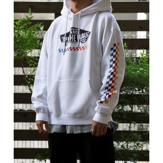 Vans เสื้อกันหนาว มีฮู้ด ลาย Grad Check OTW Over