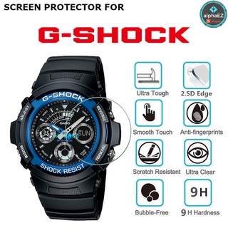 Casio G-Shock AW-591-2A Series 9H ฟิล์มกระจกนิรภัยกันรอยหน้าจอนาฬิกา AW591