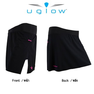 UGLOW กระโปรงใส่วิ่ง สำหรับผู้หญิง SKIRT S2 WOMAN | BLACK PINK