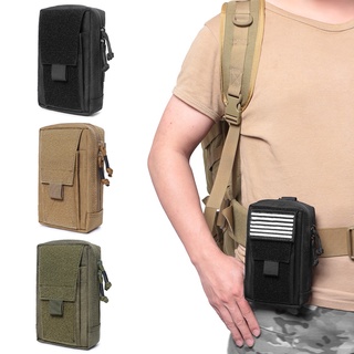 [LUC] Molle กระเป๋าคาดเอว สําหรับใส่โทรศัพท์มือถือ ตั้งแคมป์ เดินป่า กลางแจ้ง