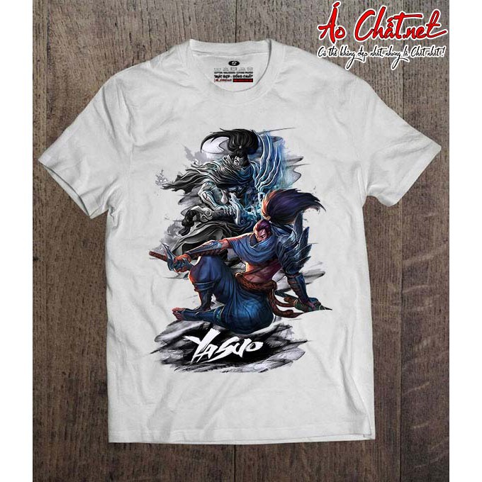HOT- เสื้อยืด YASUO พื้นฐานระดับพรีเมียม YASUO League of Legends T-SHIRT - เสื้อยืด LOL