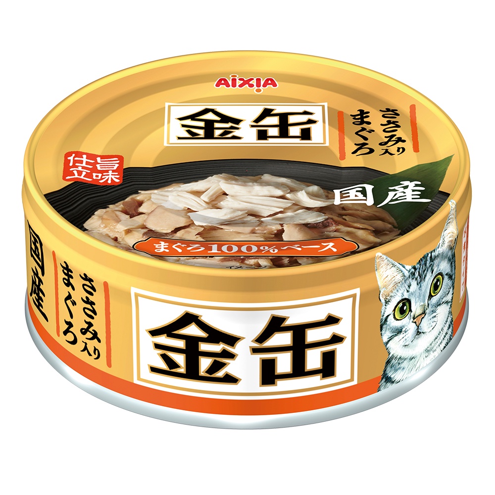 AIXIA อาหารเปียก คิน-แคน ปลาทูน่า กับ เนื้อไก่ 70 กรัม