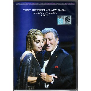 Tony BENNETT &amp; LADY GAGA - Cheek To Cheek Live 2014 แผ่น DVD เพลงสากล