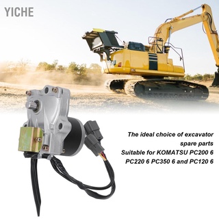 Yiche มอเตอร์คันเร่ง สเตนเลส ทนต่อการเสียดสี 7834‐40‐2000 สําหรับ Komatsu Pc200 6