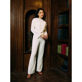 Pleat Pants in White กางเกงพลีทสีขาว