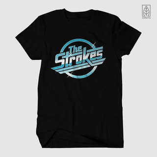 เสื้อยืดวง THE STROKES / THE STROKES Clothing / METAL ROCK Music Clothing / รุ่นสีS-5XL