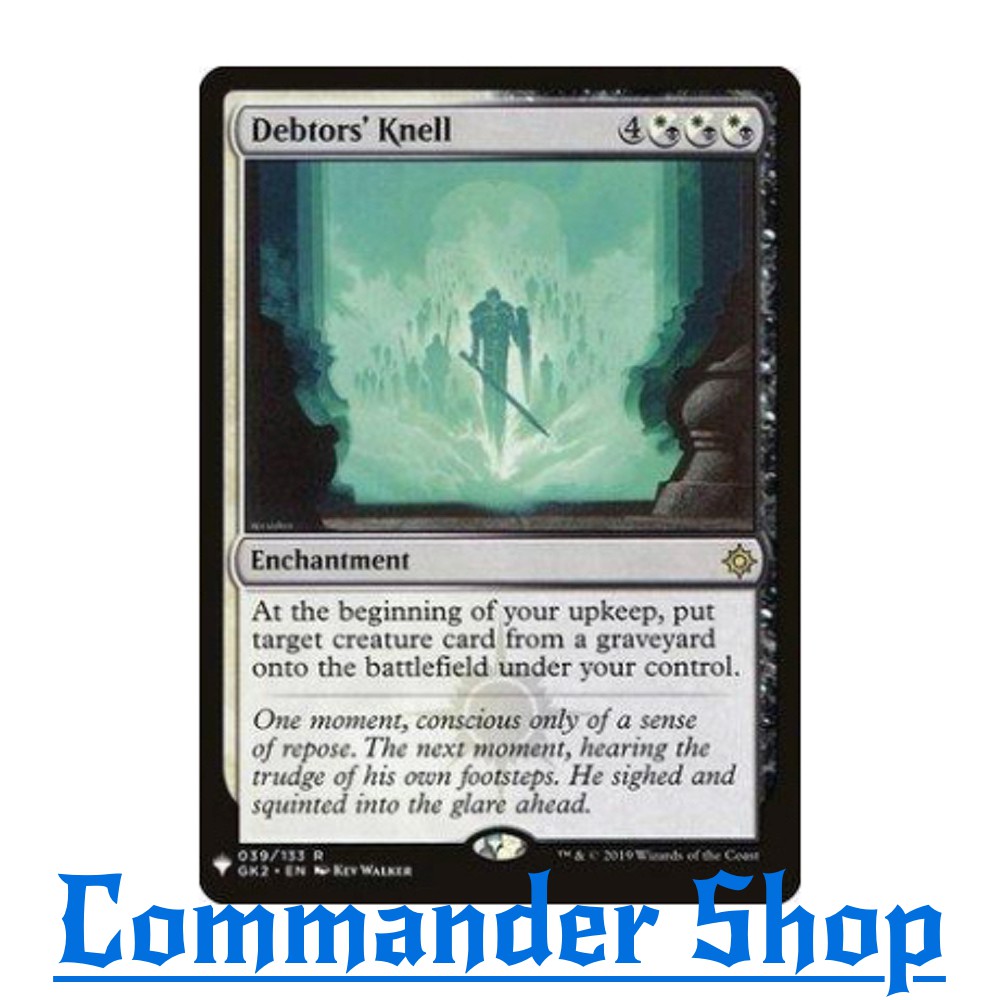 Debtors' Knell (Enchantment) White Black การ์ด Magic The Gathering (MTG)
