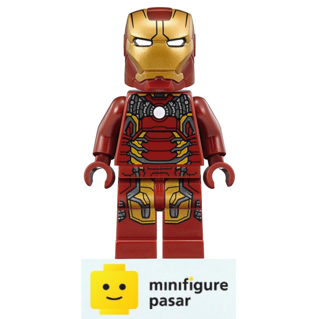 Sh0498 Lego Marvel Super Heroes Avengers Age of Ultron 76105 - Iron Man Mark 43 Armor Minifigure - ใ