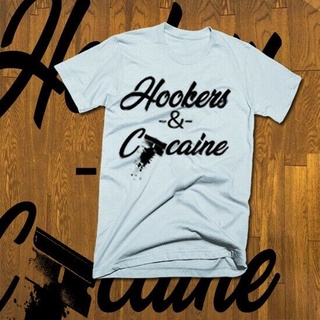 เสื้อยืด ลาย Whore and Cocaine