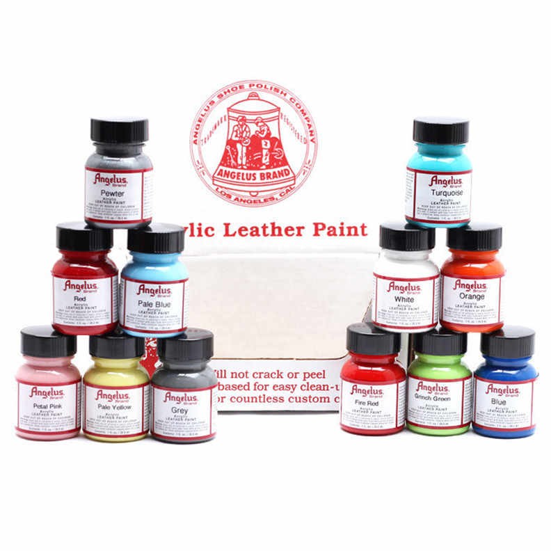 Angelus leather paint สีเพ้นท์ผ้า และหนัง  ของแท้ ผลิตอเมริกา made in USA