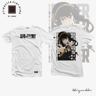 Spy x Family - Yor Forger ฤดูร้อนแขนสั้นเสื้อยืดการ์ตูนญี่ปุ่นอะนิเมะหลวมป่าคู่รักชายและหญิงสามารถสวมใส่ได้