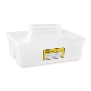 Penco Storage Caddy Clear / กล่องจัดระเบียบสิ่งของแบบมีหูหิ้ว สีใส แบรนด์ Penco จากประเทศญี่ปุ่น (HEB028-CL)