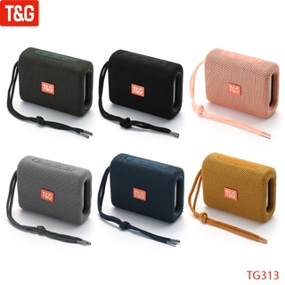 T&amp;g TG313 ลําโพงบลูทูธ ไร้สาย แบบพกพา เบส ลําโพงสเตอริโอ ลําโพงกลางแจ้ง