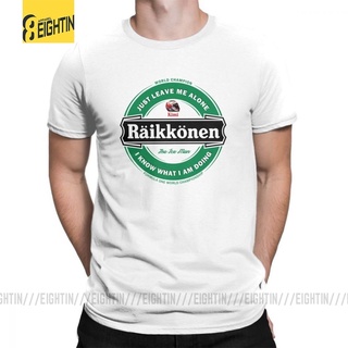 [S-5XL]ขายดี เสื้อยืดลําลอง ผ้าฝ้าย 100% แขนสั้น คอกลม พิมพ์ลาย Kimi Raikkonen สําหรับผู้ชาย LHZY