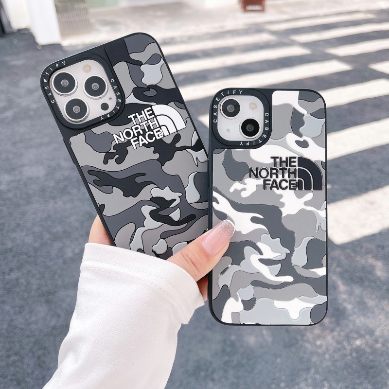 Camouflage 3DซิลิคอนสามมิติสําหรับiPhone 17 AIR 16 Pro Max 15 Promax 14 Plus 13 Mini 12 Promax 11 XR X XS MAX 8G 7 Plus SE2020 Anti-DropกรณีFull Protectorฝาครอบโทรศัพท์