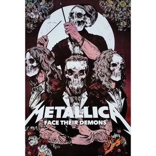 โปสเตอร์ Metallica เมทัลลิกา ล่าสุด โปสเตอร์วงดนตรี ภาพวงดนตรี โปสเตอร์ติดผนัง โปสเตอร์สวยๆ poster ส่งEMSให้เลยครับ