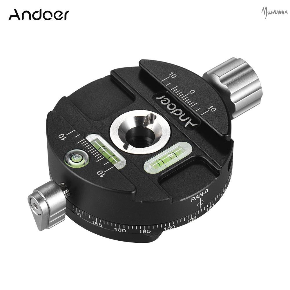 Andoer PAN0 360 Degree Rotating Disc Camera Quick Release Clamp 14 38