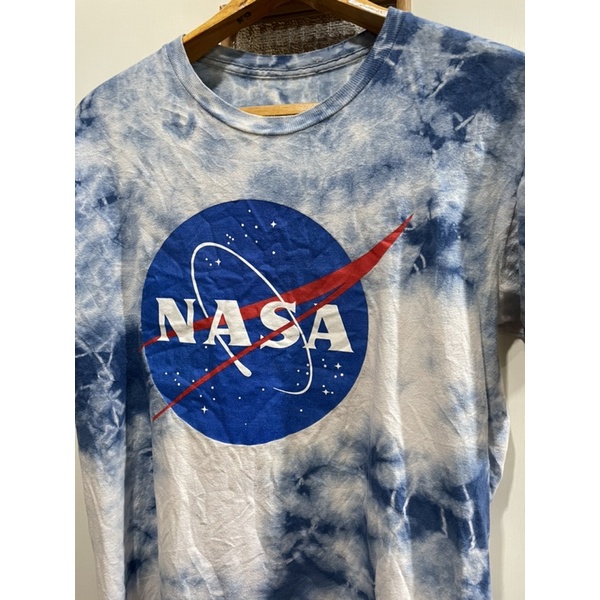 เสื้อยืดมัดย้อมมือสอง NASA TIE-DYE Size M มือ2