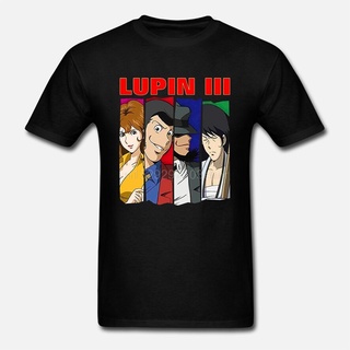 ผ้าฝ้ายคอกลมLupin 3 Iii เสื้อยืดแขนสั้น ลายการ์ตูน สําหรับผู้ชาย (1)from S-4XL