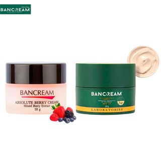 Ban Cream A.B.C. Absolute Berry Cream 10 กรัม + Miracle Silicone Sunscreen SPF 45 ครีมกันแดดมิราเคิลซิลิโคน 10 g.