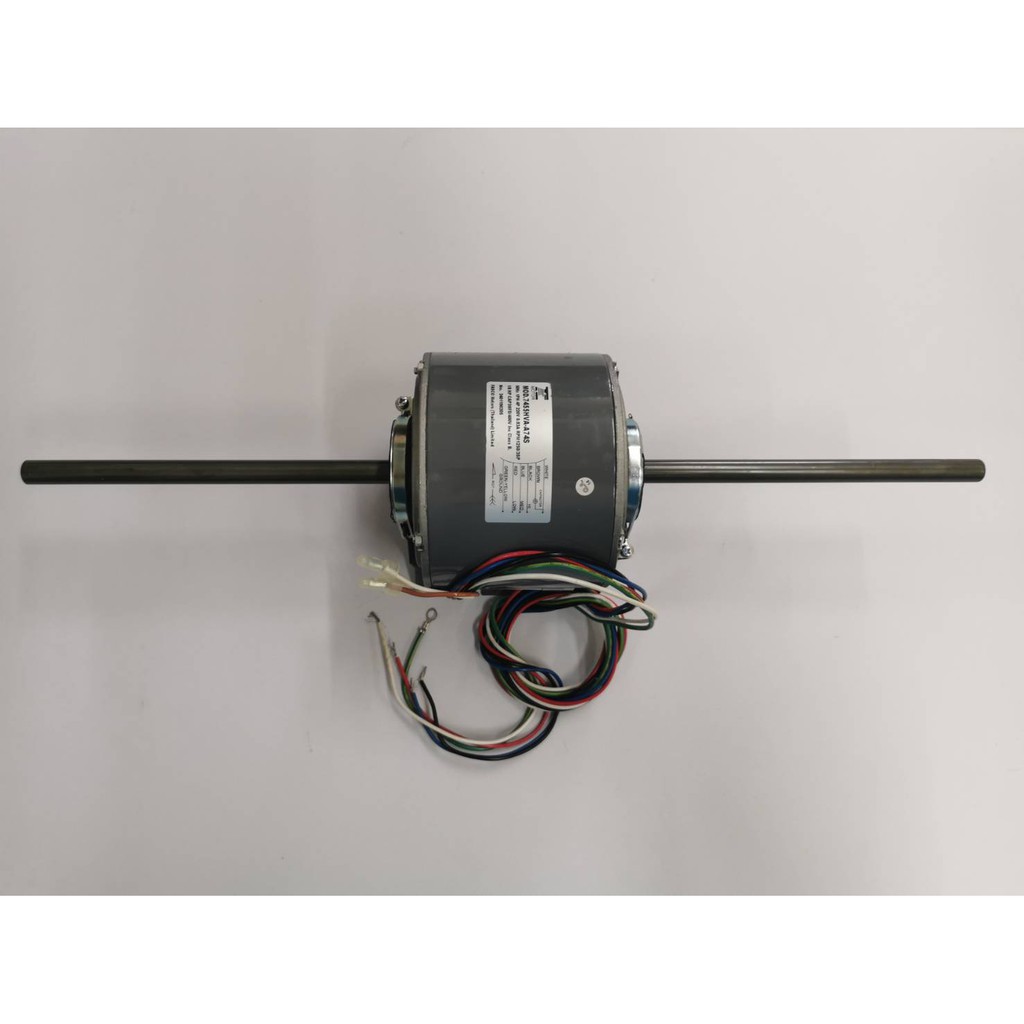 มอเตอร์คอยเย็น แฟนคอย 1/8 HP ยี่ห้อ (TC) ผลิตโรงงาน FASCO 50Hz 0.83 Amp 4P 220V แถมแคป 3 UF/400V