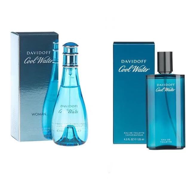 Davidoff Cool Water for Women Men (Blue) 125ml กล่องซีล 1ขวด ...