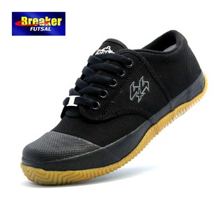 รองเท้าผ้าใบนักเรียน Breaker รุ่น BK-4 สีดำ SIZE  29-36