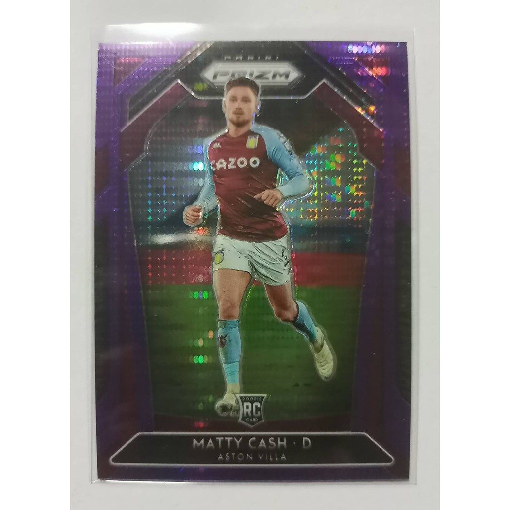 2020-21 Panini Premier League Aston Villa RC Matty Cash Purple Prizm 88/99 #275