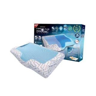 CHERISH TEMPSoft ํ PILLOW-GEL BLUE หมอนเพื่อสุขภาพ ผสานแผ่นเจลเย็น ทรง DYNAMIC SPACE หมอนเจลเย็นเมมโมรี่โฟม เพิ่มความเย็นเป็น 2 เท่า