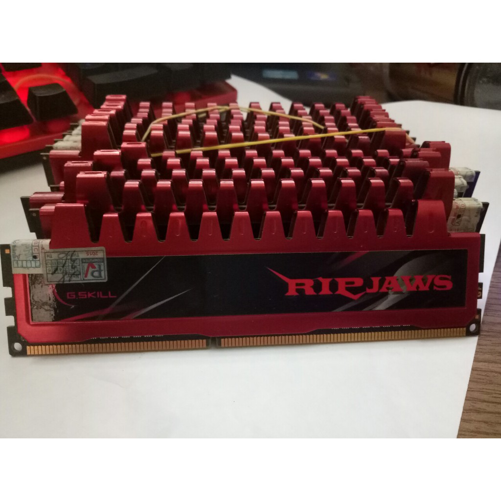 Ram GEIL Potenza/ GSKILL RIPJAWS 4GB DDR3 1600MHz หม้อน้ําเหล็ก