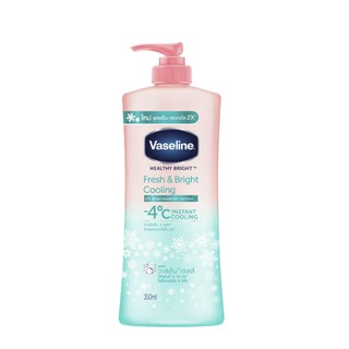 (350 มล.) vaseline วาสลีน เฮลธี้ ไบรท์ เฟรช แอนด์ ไบรท์ คูลลิ่ง โลชั่น เนื้อเจล